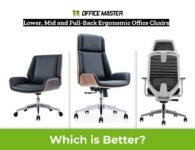 Lower, Mid and Full-Back Ergonomic Office Chair - Which is Better? – Office Furniture Dubai